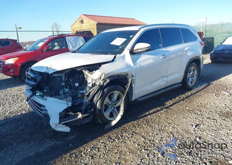 2018 Toyota Highlander Limited from USA, damaged, VIN 5TDDZRFH6JS490368